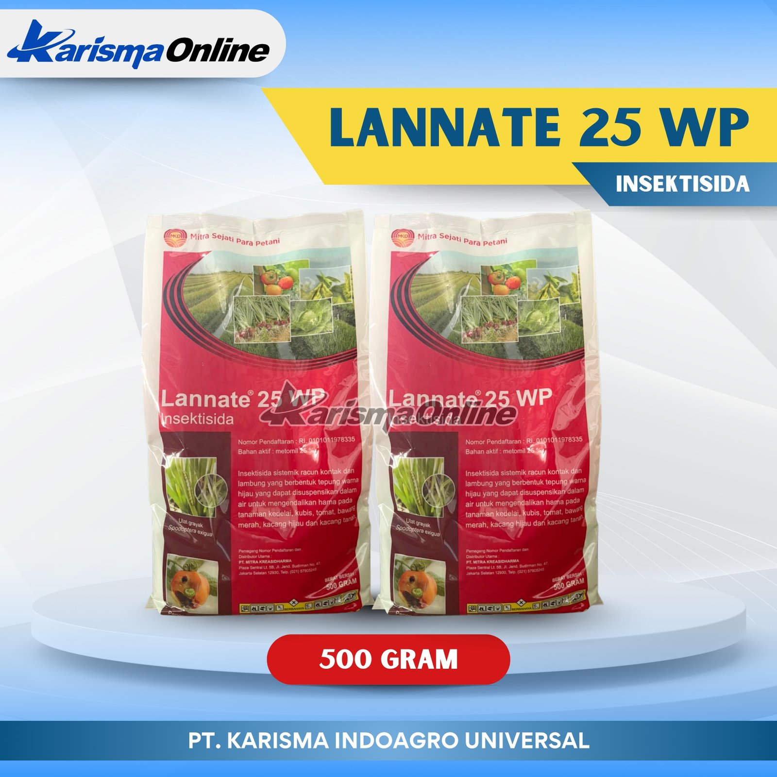 Lannate 25 WP 20 X 500 gr